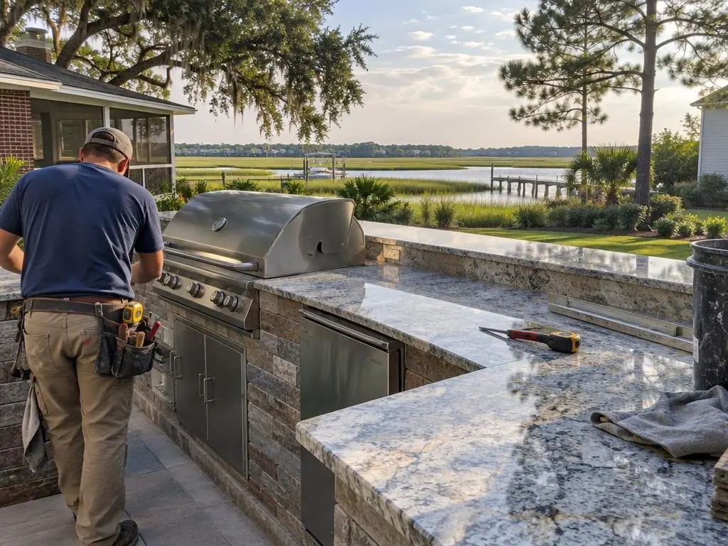 Outdoor Kitchen Countertops in Chesapeake, VA